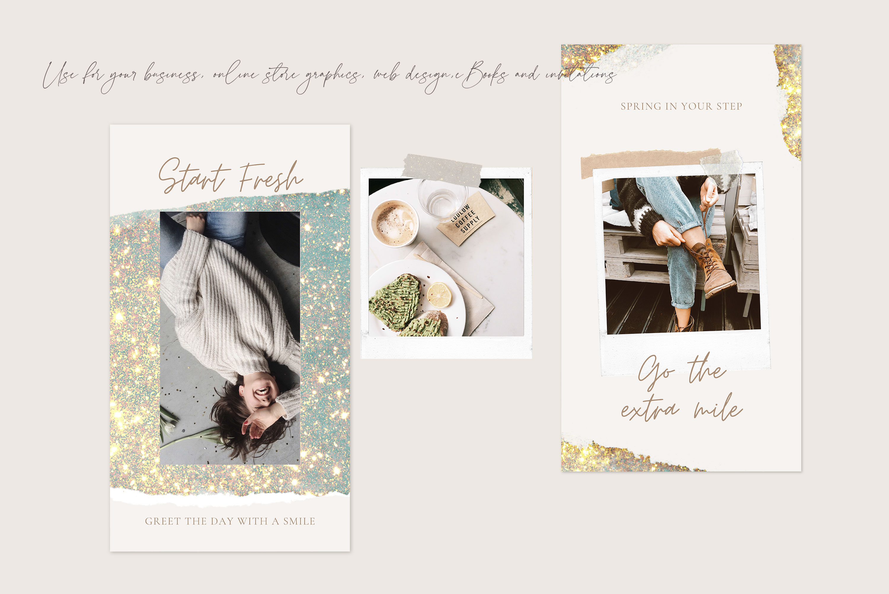 Gold Watercolor Shapes .PNG Overlays - Design Cuts