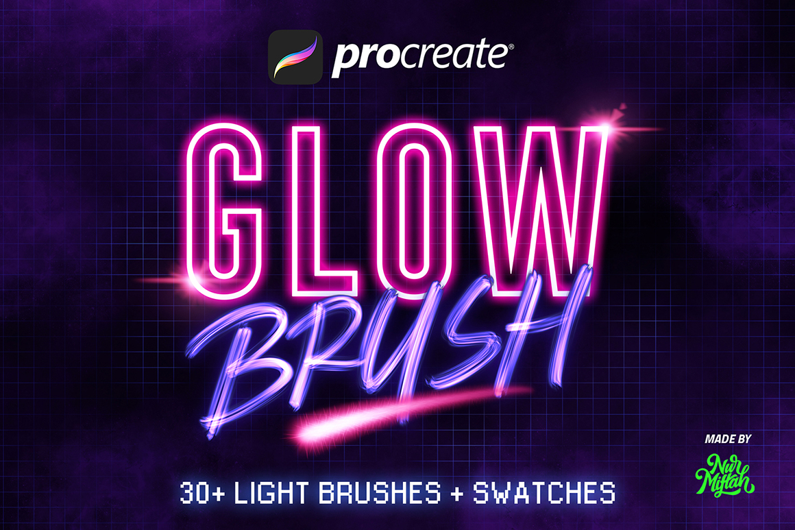 30+ Procreate Glow Brushes