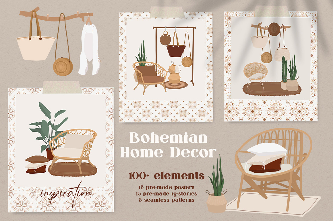Bohemian Home Decor Collection
