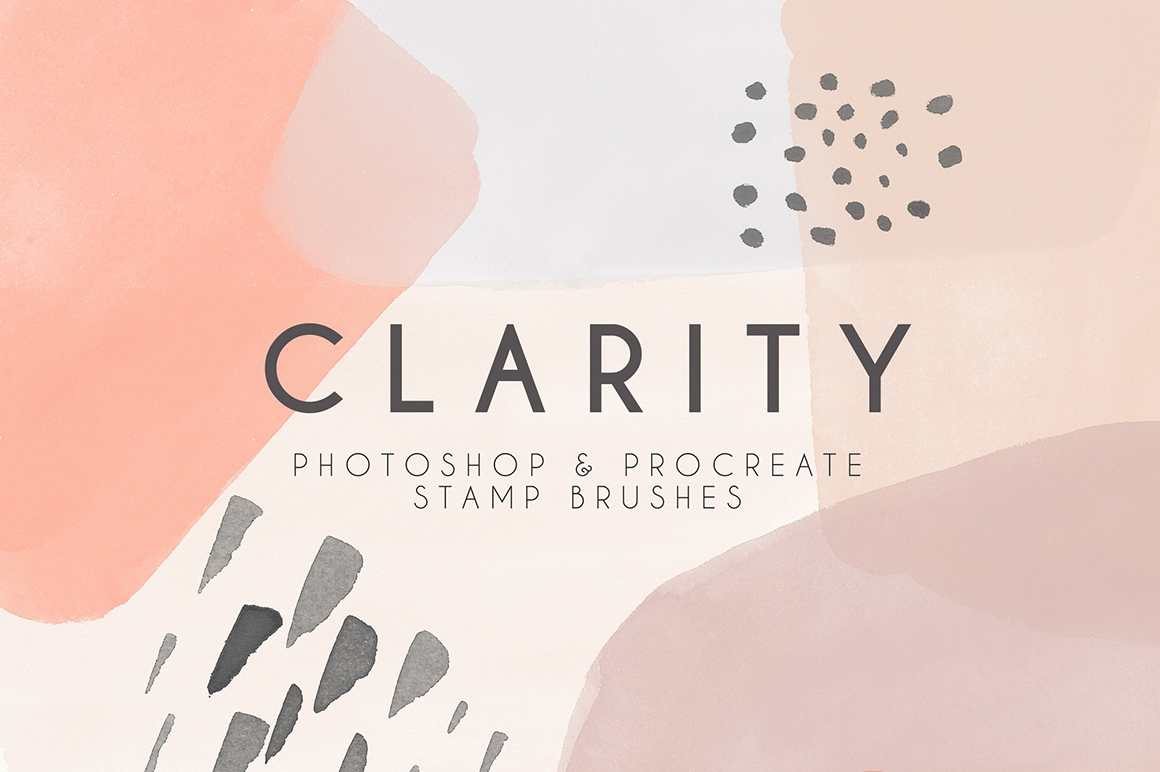 Clarity - Photoshop and Procreate Stamp Brushes