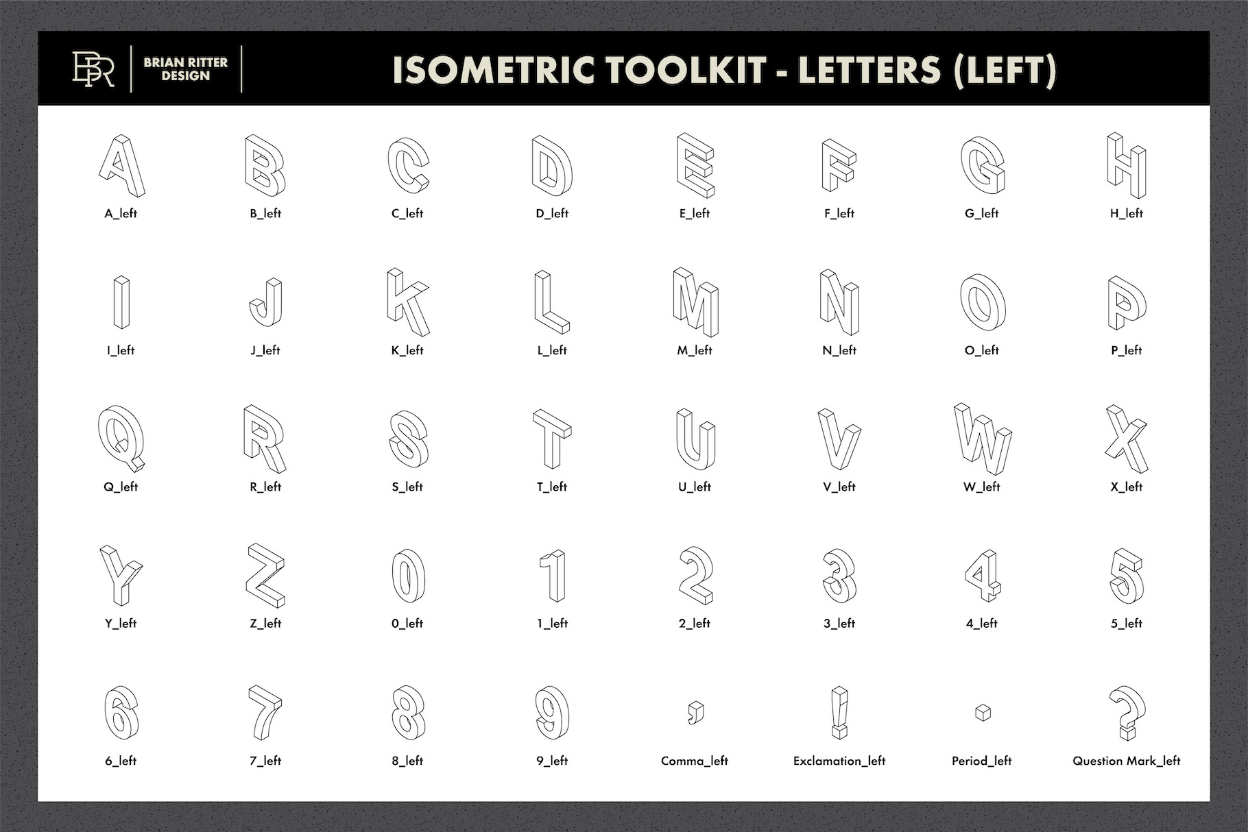 Isometric Toolkit for Procreate