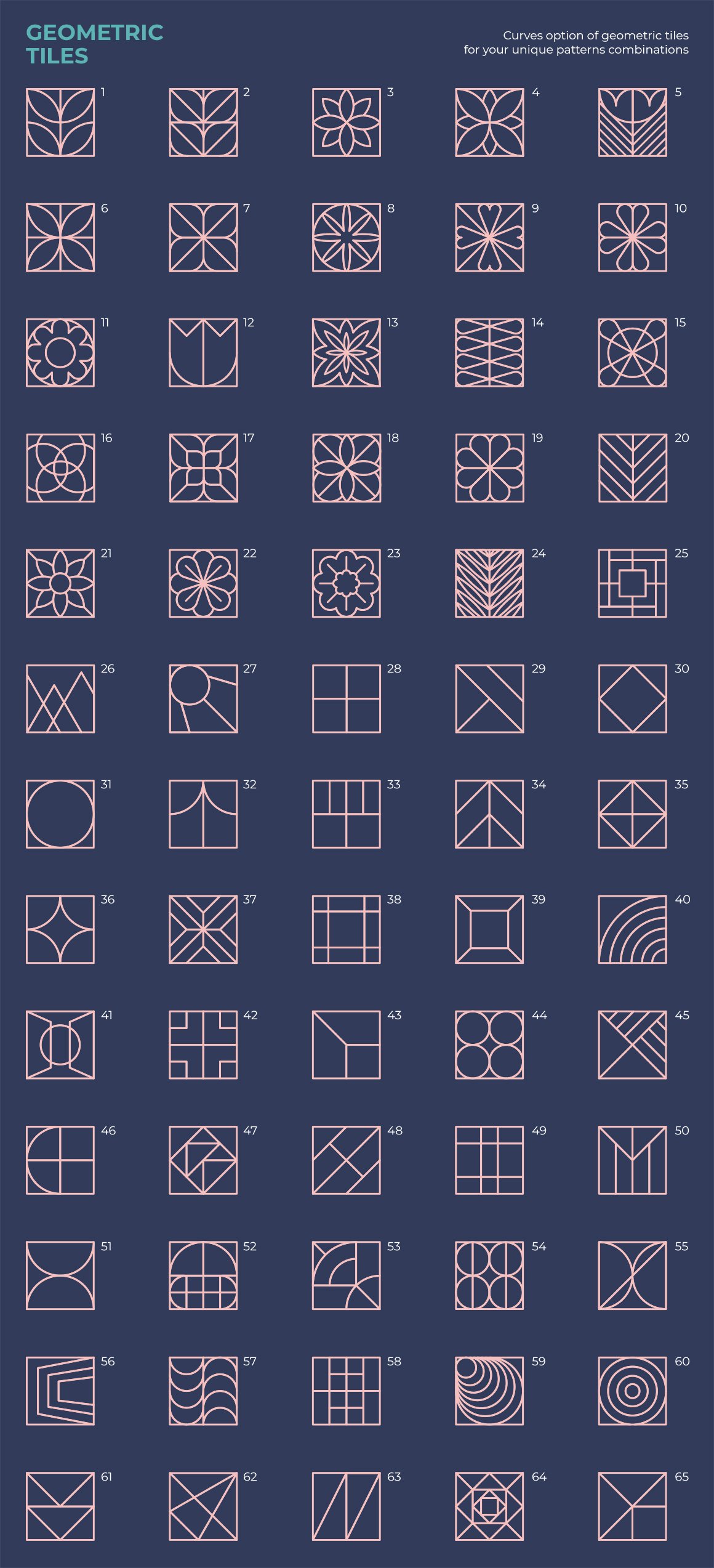 Customised Graphics Square Patterns