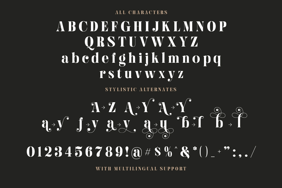 Hugiller - Stylish Serif