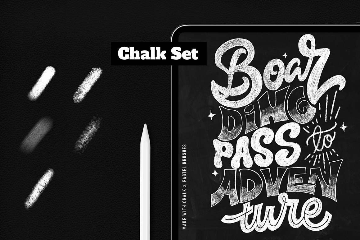 Lettering & Calligraphy Brush Set for Procreate