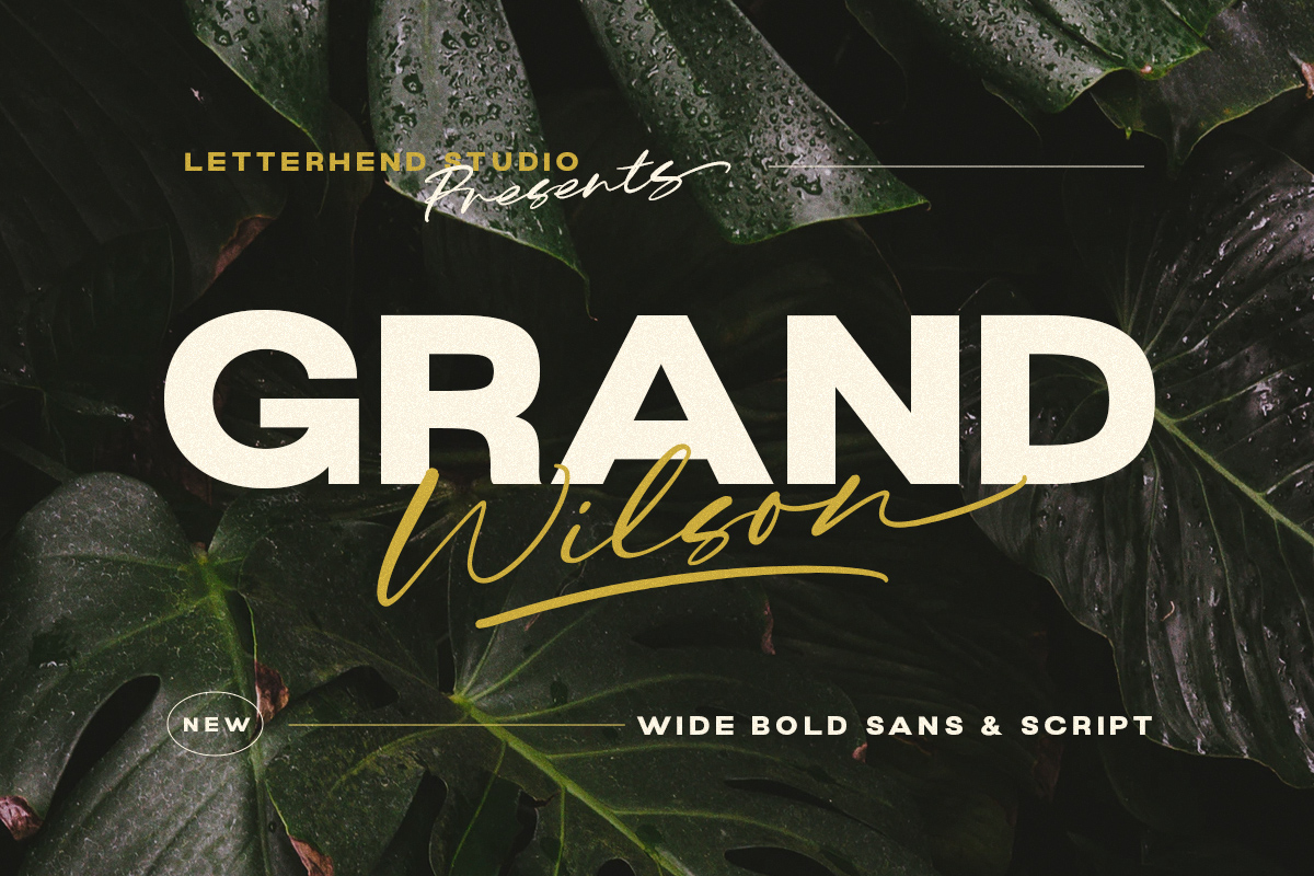 Grand Wilson - Font Duo