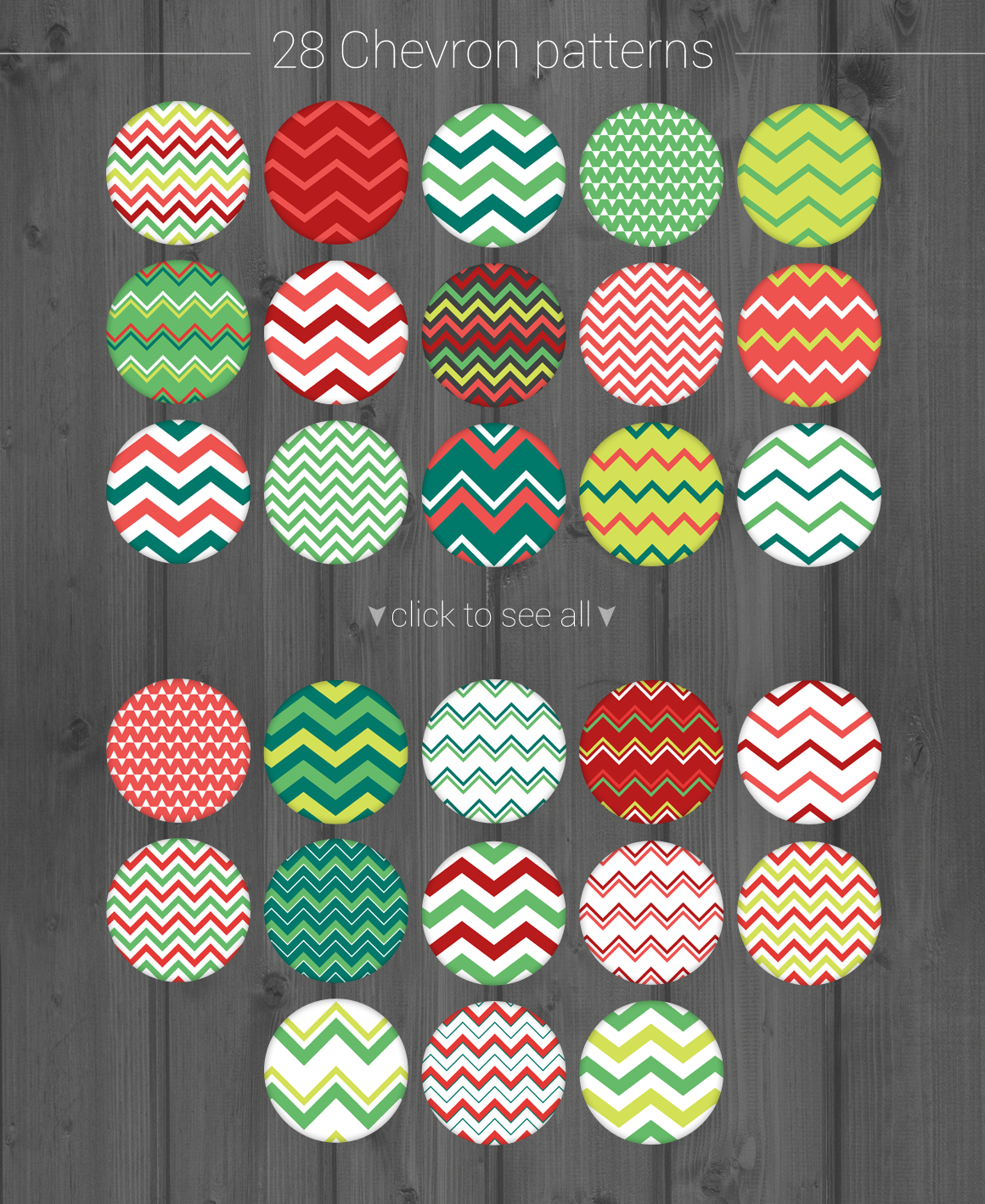 100 Geometric Christmas Patterns