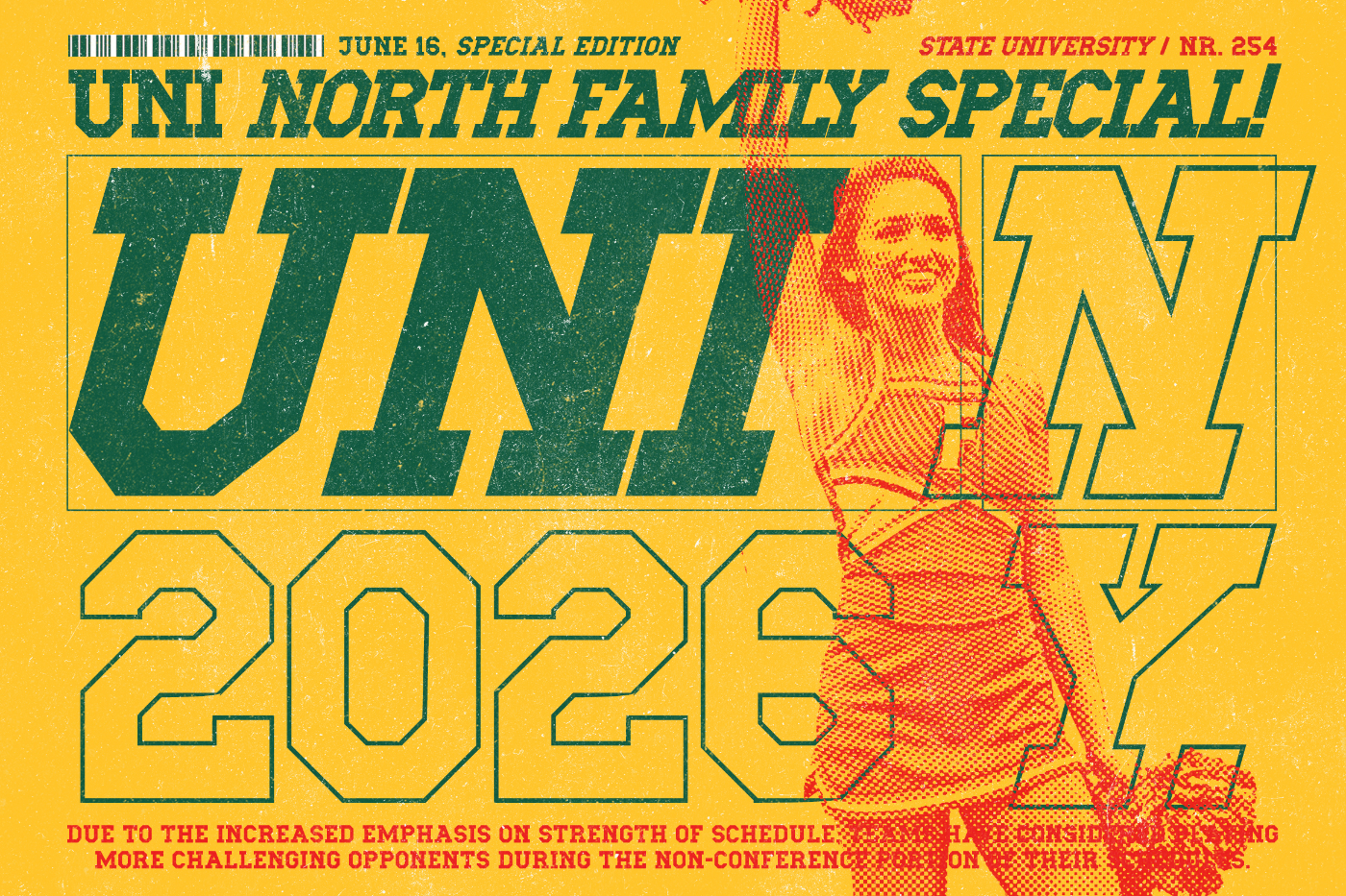 Uni North Baseball Font