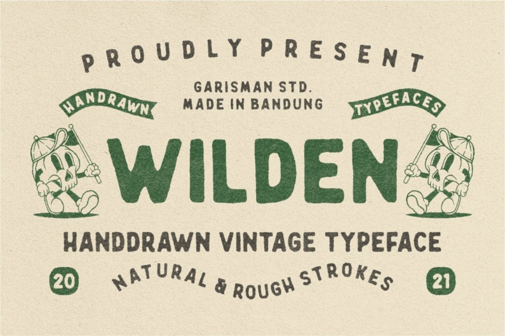 Wilden Baseball Font