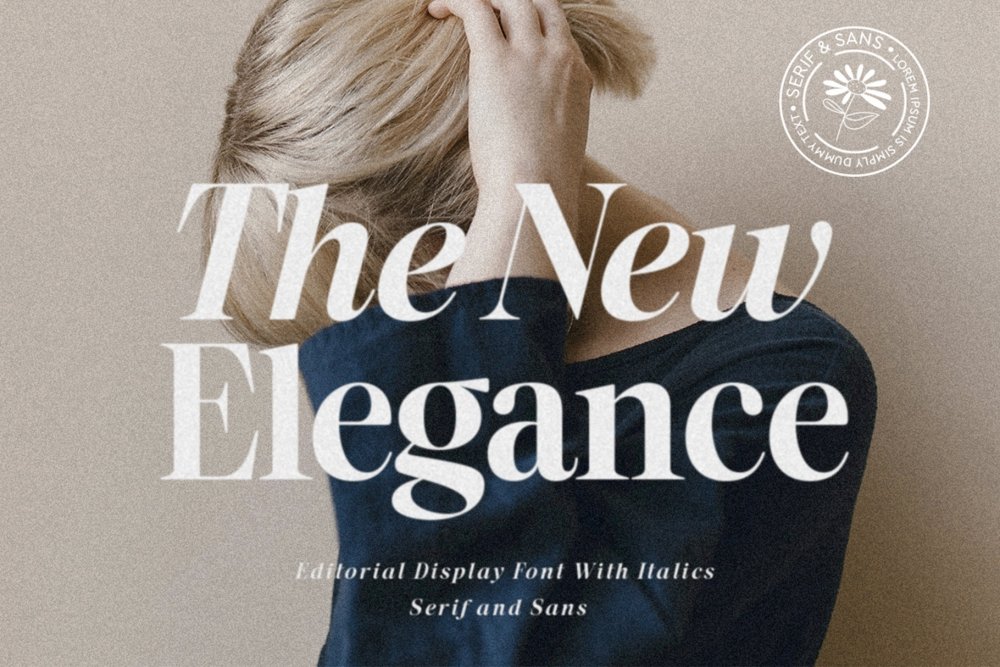 The New Elegance Magazine Font