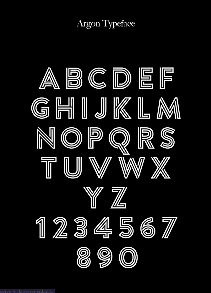 number font design