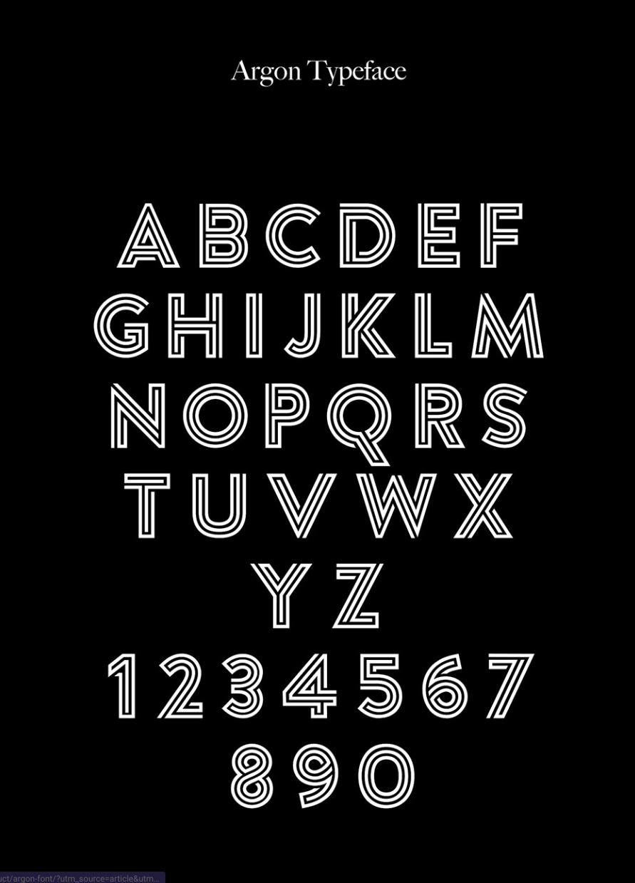 Argon Font