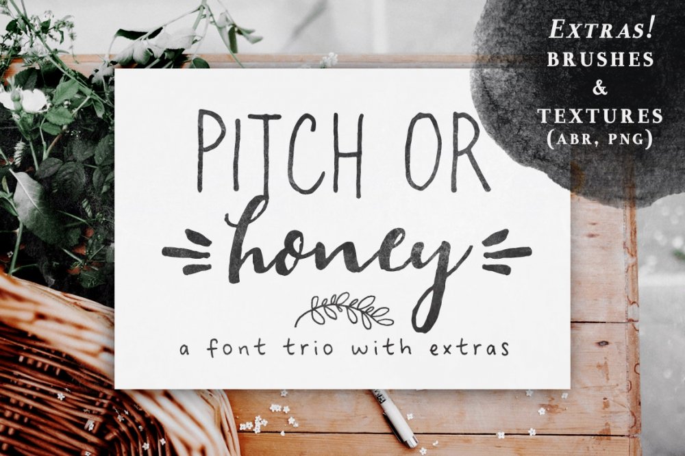 Pitch Or Honey Food Font