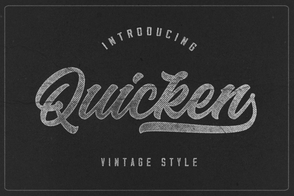 Quicken Baseball Font