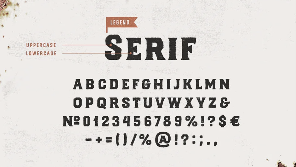 The Legend Font Trio: American Typography