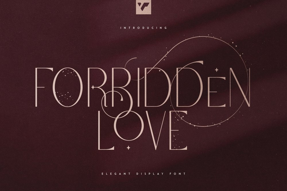 Forbidden Love – Display Font