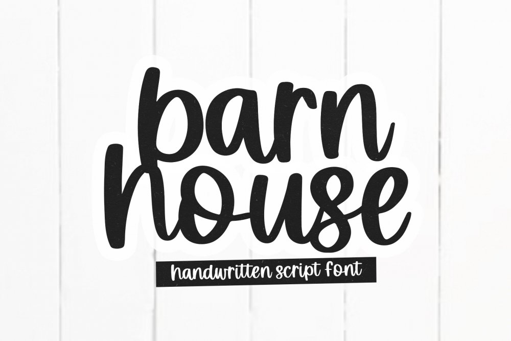 Barnhouse – Handwritten Script Font