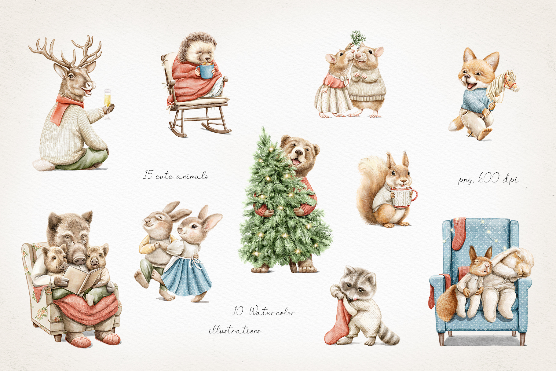  Christmas Animals Vol 2