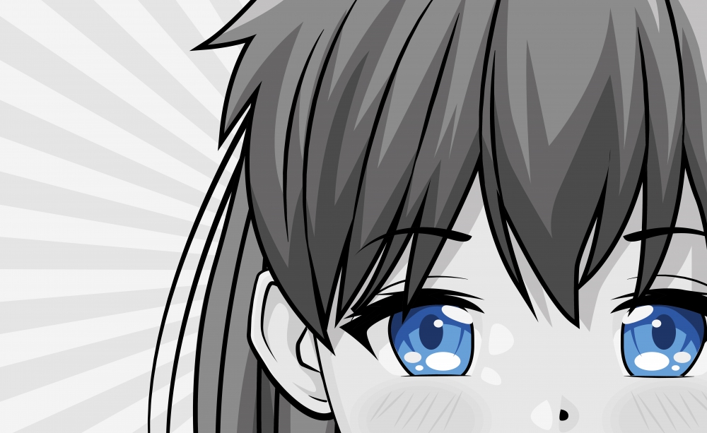 Anime Girl Sword Art Online Fine Art Graphic · Creative Fabrica
