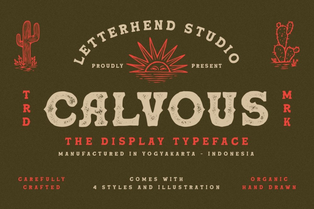  Calvous – Slab Serif Typeface