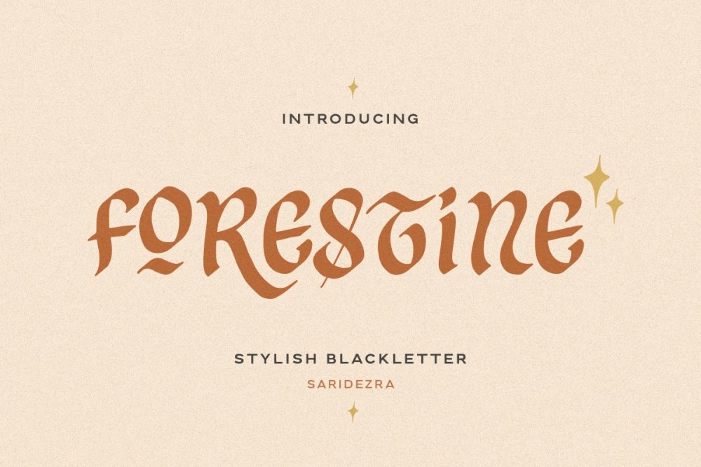 Forestine - Fantasy Font