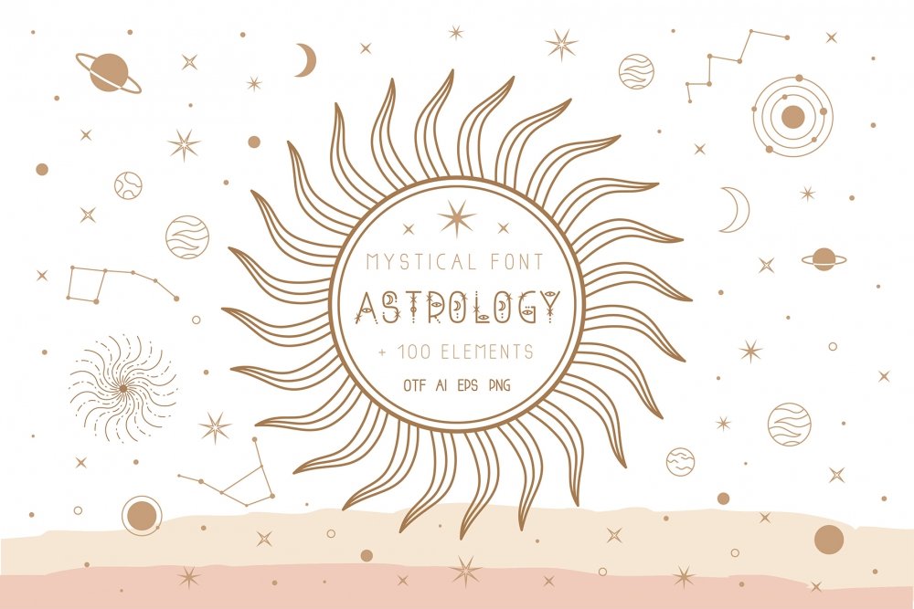 Astrology Mystical - Fantasy Font