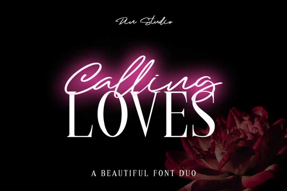 Calling Loves – Font Duo