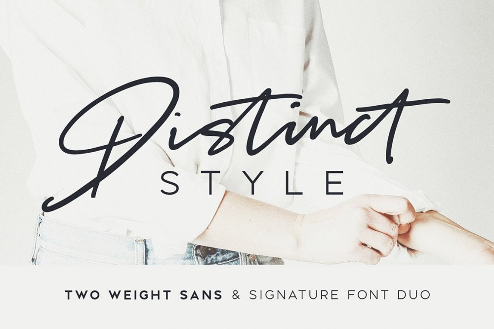 Distinct Style Font Duo