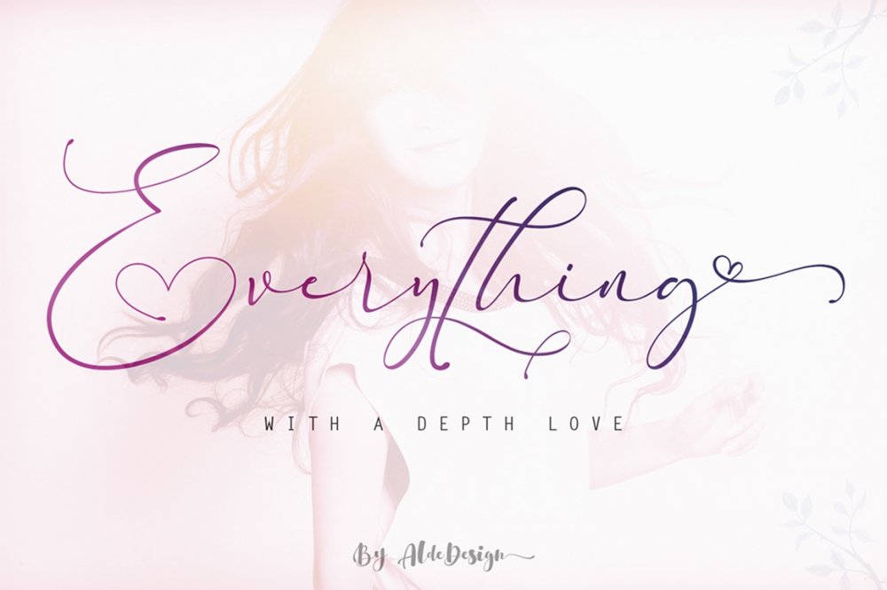 Love Vibes - A Romantic Modern Calligraphy Font