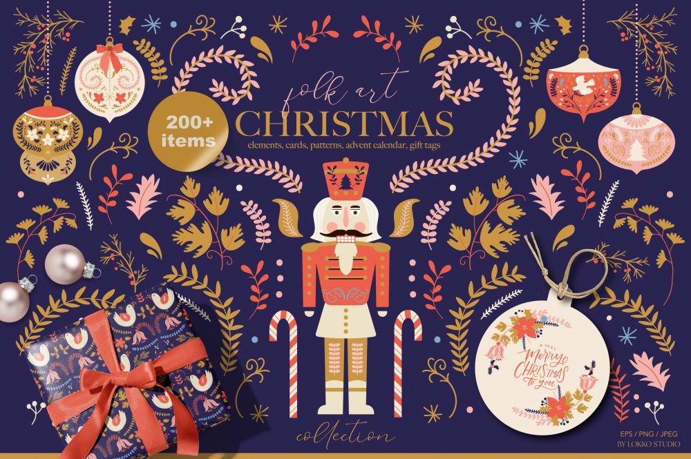 Folk Art Christmas Collection