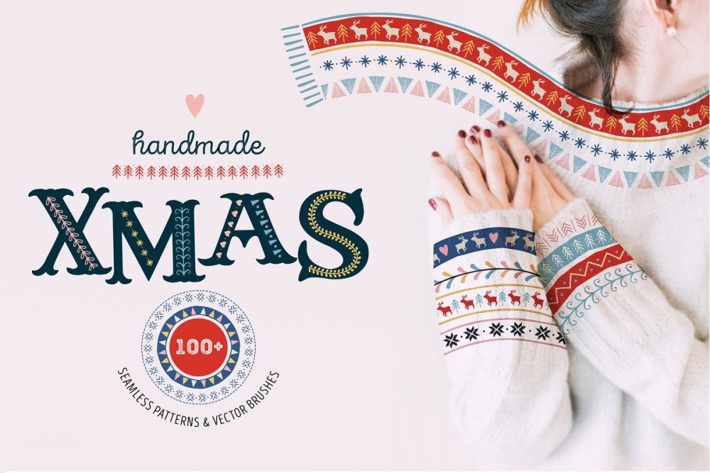 Handmade Xmas Brushes & Patterns Collection