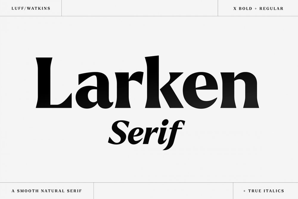 Larken – Display Serif Typeface