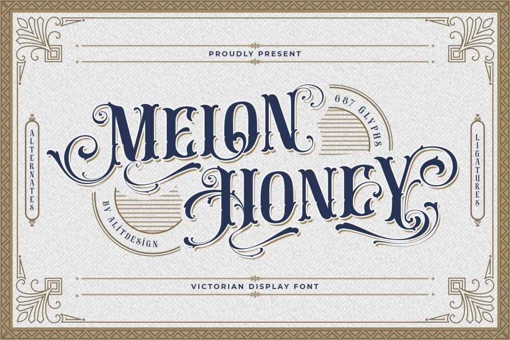 Melon Honey Typeface