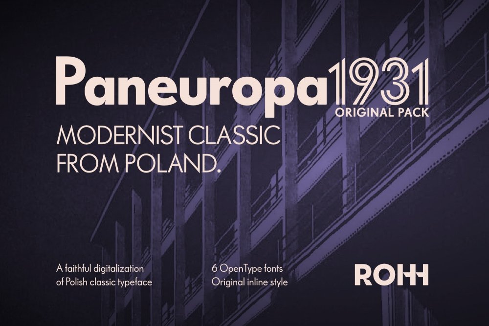 Paneuropa 1931 – Original Pack