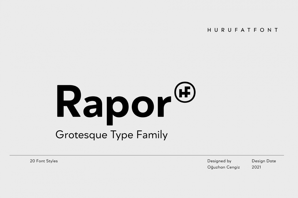 Rapor Grotesque