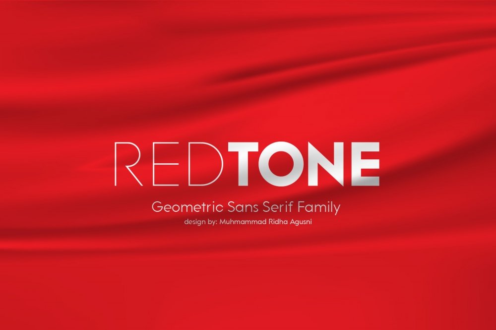 Redtone Geometric Sans Serif Family