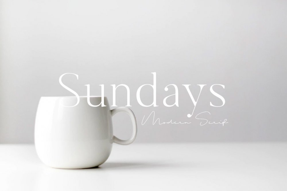 Sundays Summer Font