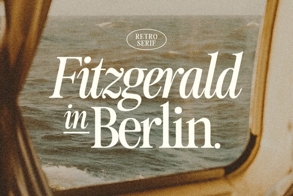 Fitzgerald – Classic Retro Serif