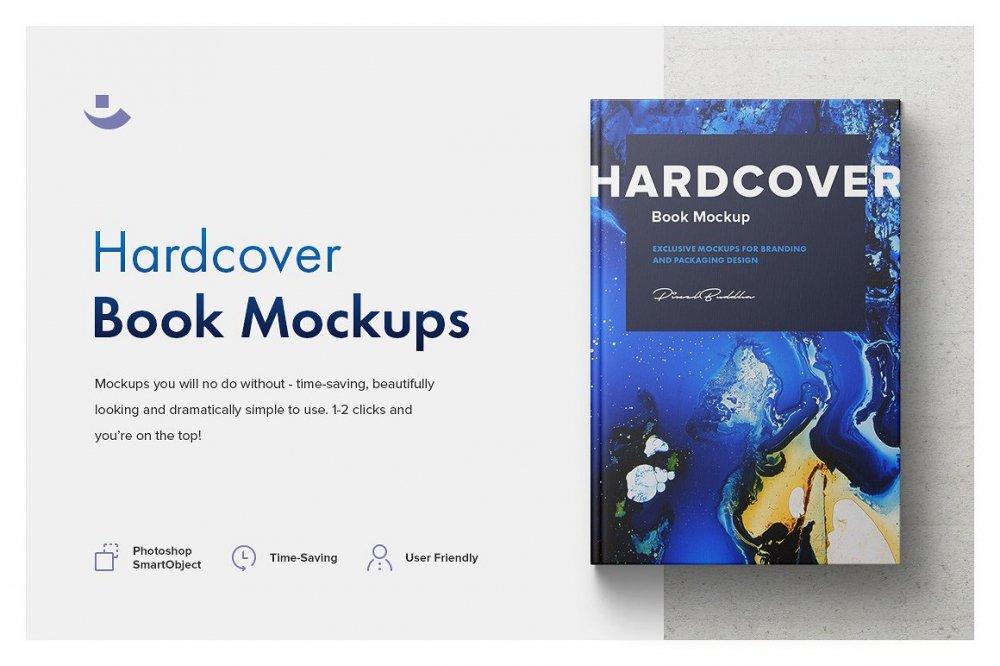 Hardcover Book Mockup Set