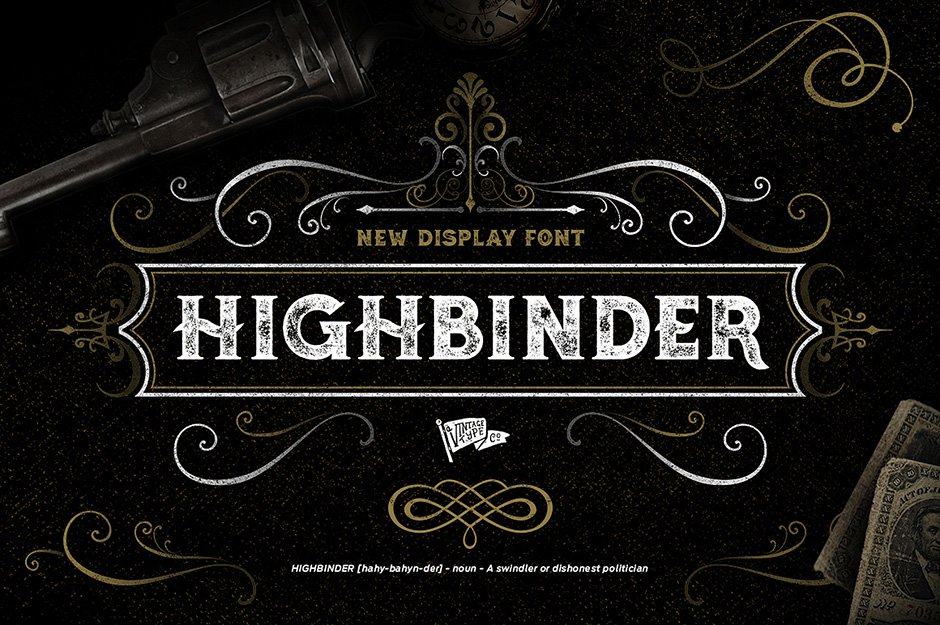 Highbinder Display Font