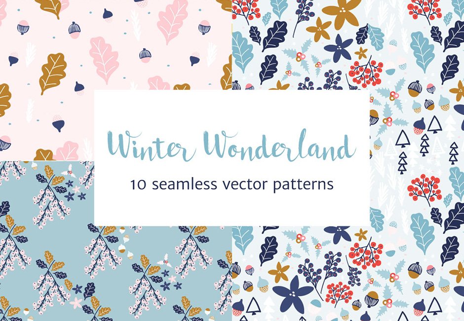 Winter Wonderland Christmas Patterns