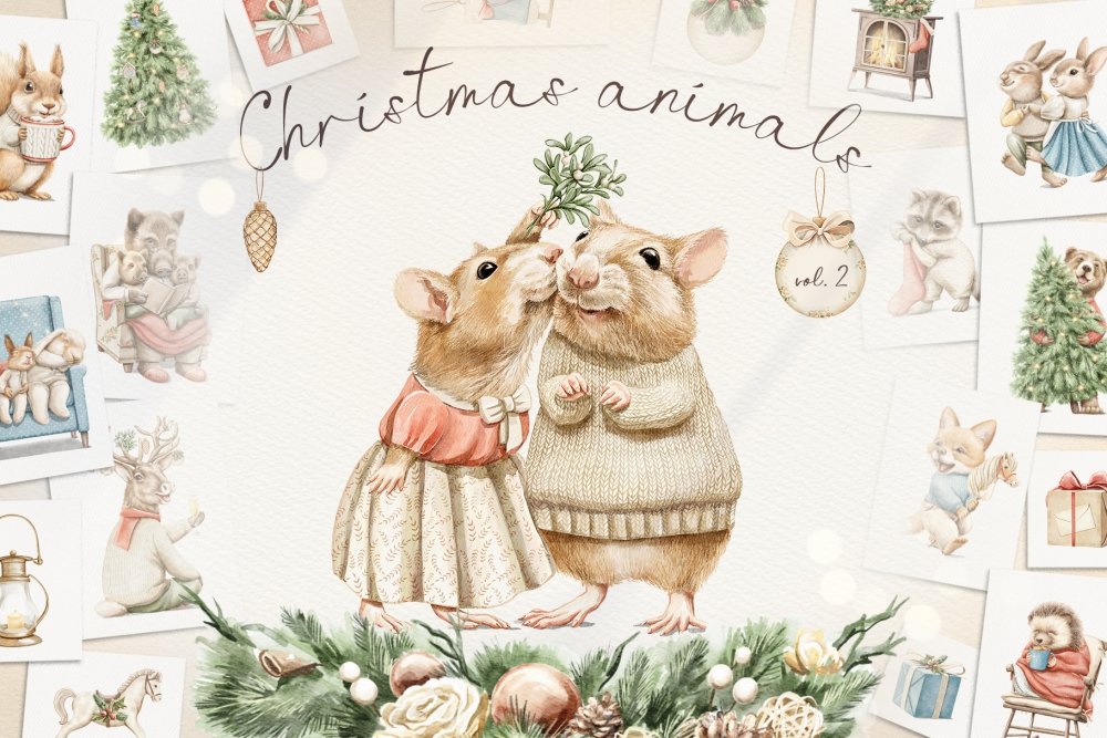  Christmas Animals Vol 2