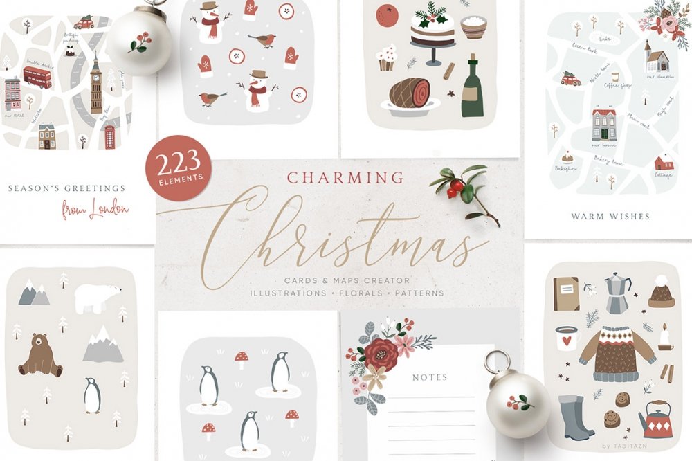 Charming Christmas Card & Map Creator