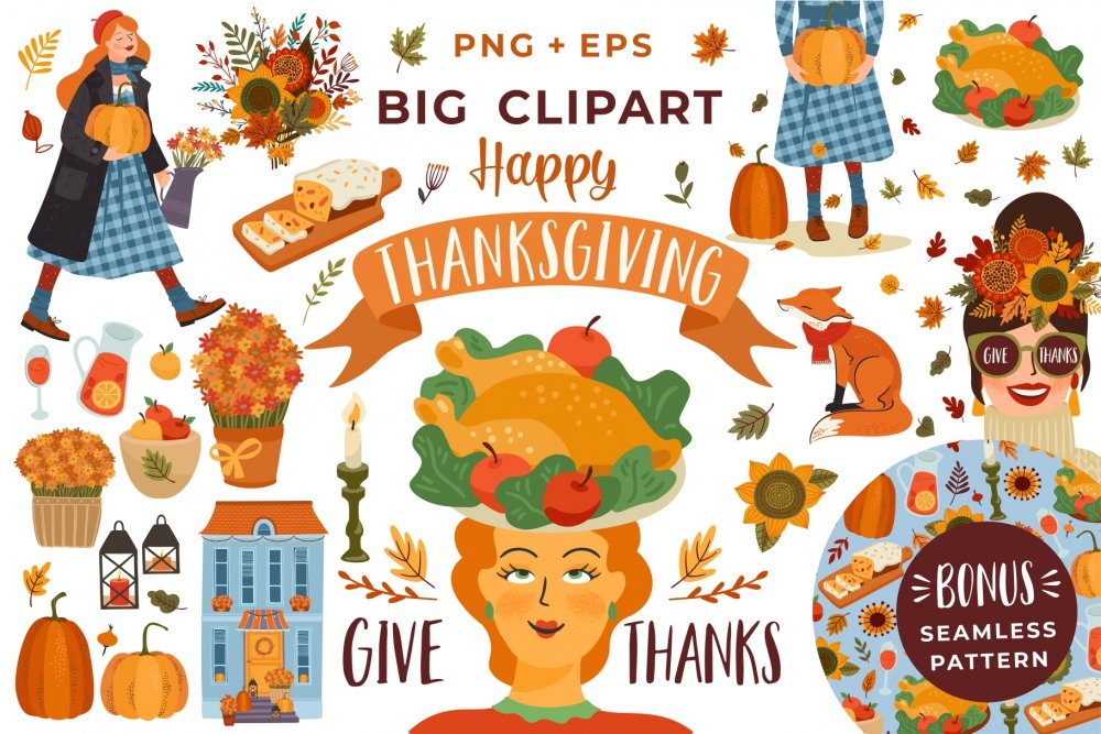 Happy Thanksgiving Clipart