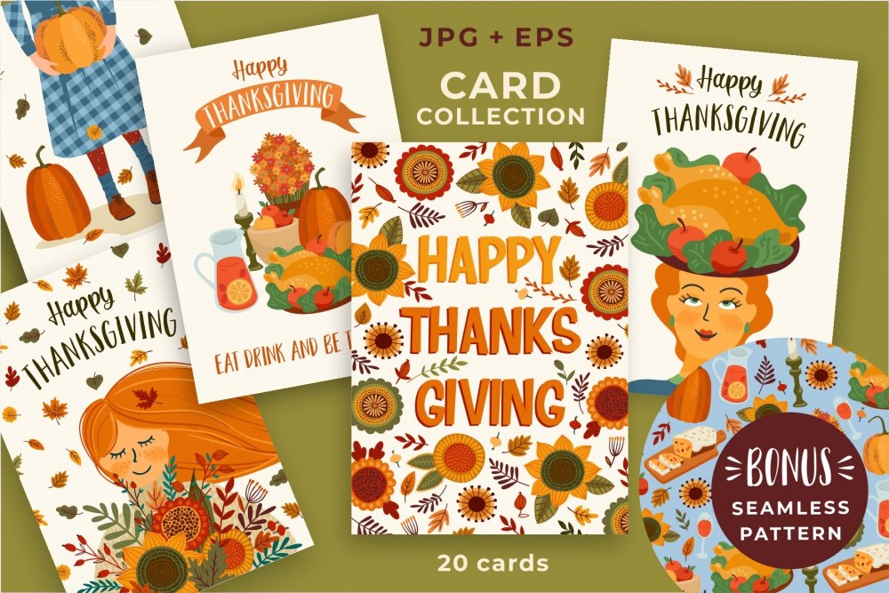 Thanksgiving Card Collection