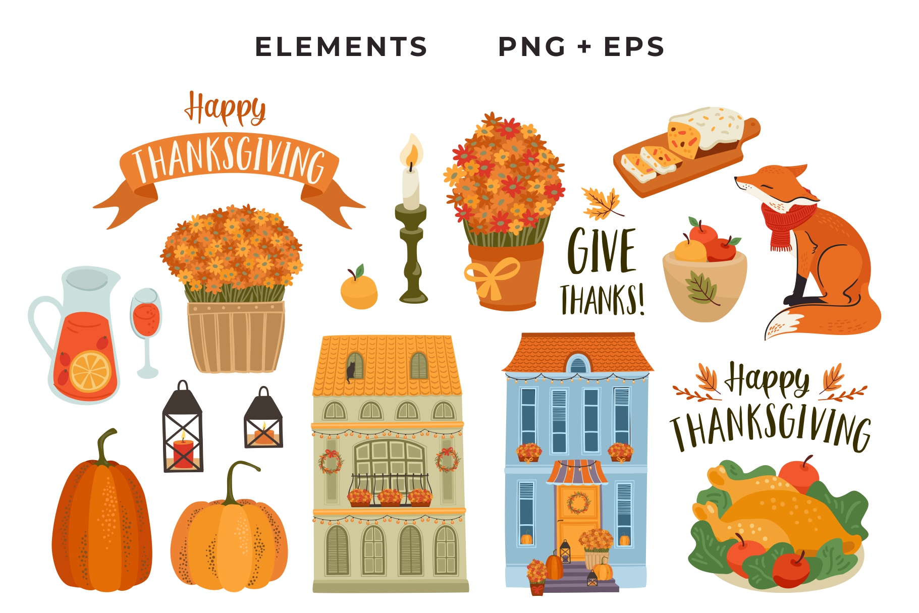 thanksgiving dinner table clipart black and white