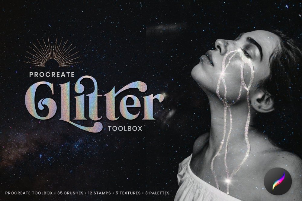 Procreate Glitter Toolbox: Brush Kit