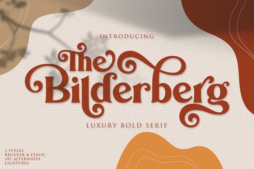 Bilderberg Luxury Bold Serif