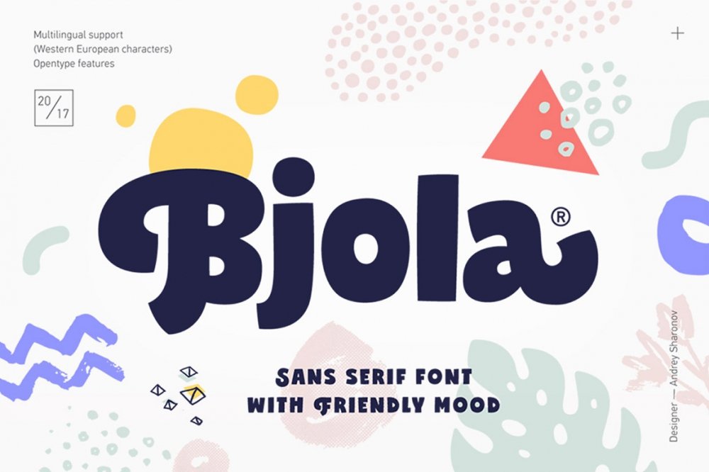 Bjola Sans Serif