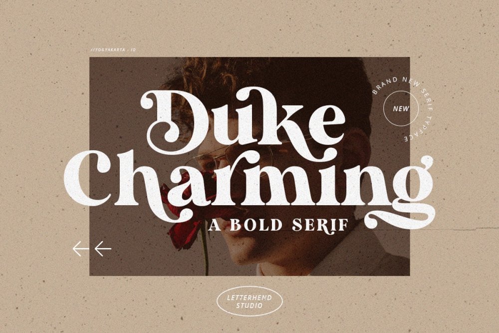 Duke Charming – A Unique Bold Serif