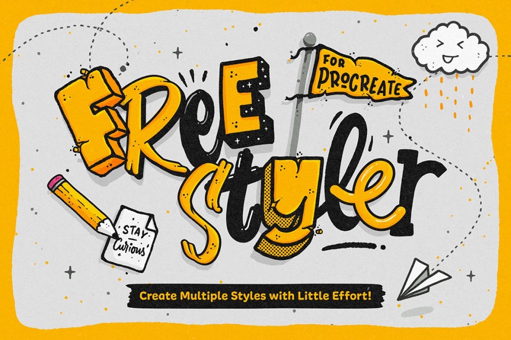 Freestyler – Brushes for Procreate